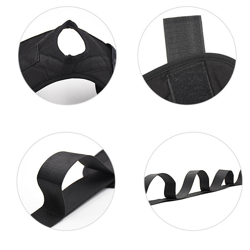 Yoga Stretcher Auxiliary Ligament Stretcher One-word Horse Stretching Rally Band Training Band Yoga Rope Fitness Rally