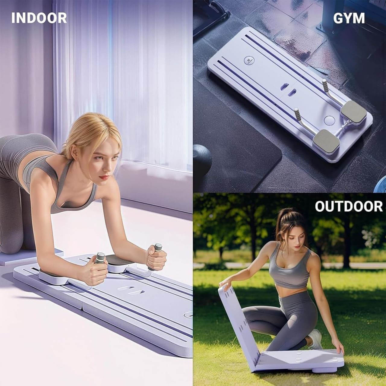 Foldable Home Fitness Exercise Board