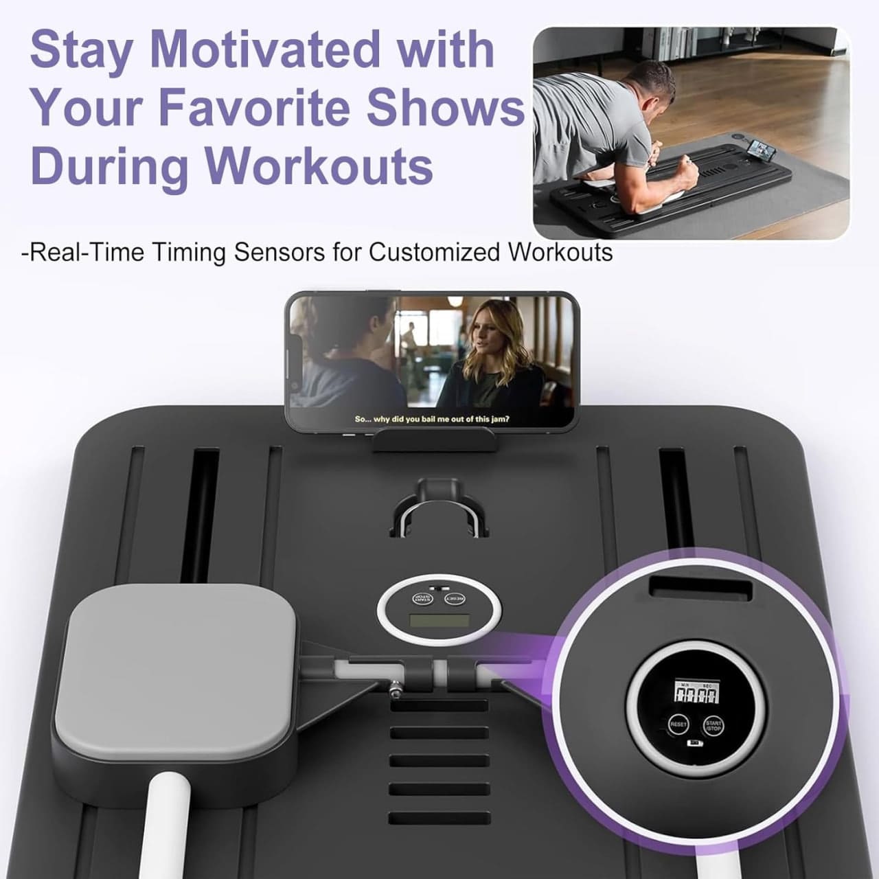 Foldable Home Fitness Exercise Board